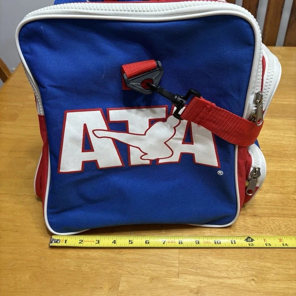 ATA Duffle Bag Black Belt Academy Taekwondo Large Sparring Martial Gear 29